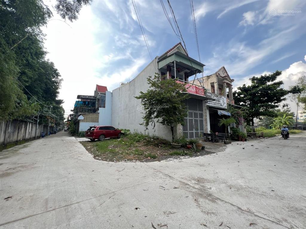 Đất 2 mặt tiền 82.2m2 gần kdc tứ hải và ngã tư chiêu liêu p. tân đông hiệp, tp dĩ an