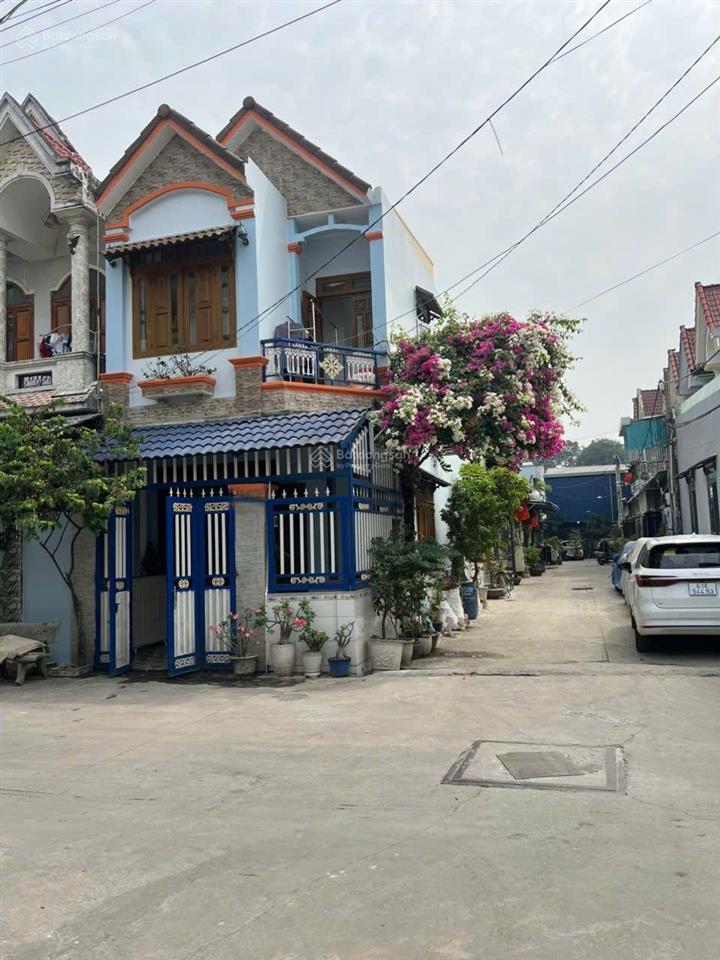 Nhà phố 2 mặt tiền l kdc gần chợ tân long, phường tân đông hiệp, dĩ an