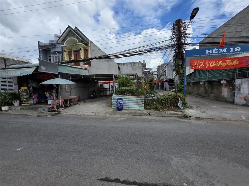 Đất 200m ngang 8.8m mặt tiền nguyễn công trứ , phường đông hòa, tp dĩ an.