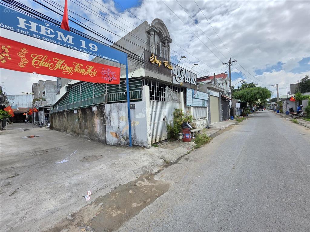 Đất 200m ngang 8.8m mặt tiền nguyễn công trứ , phường đông hòa, tp dĩ an.