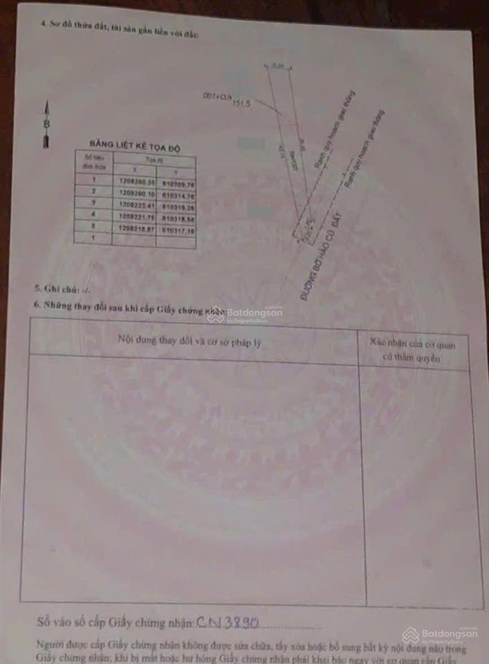 Đất gần ngã 4 chiêu liêu, phường tân đông hiệp, tp dĩ an