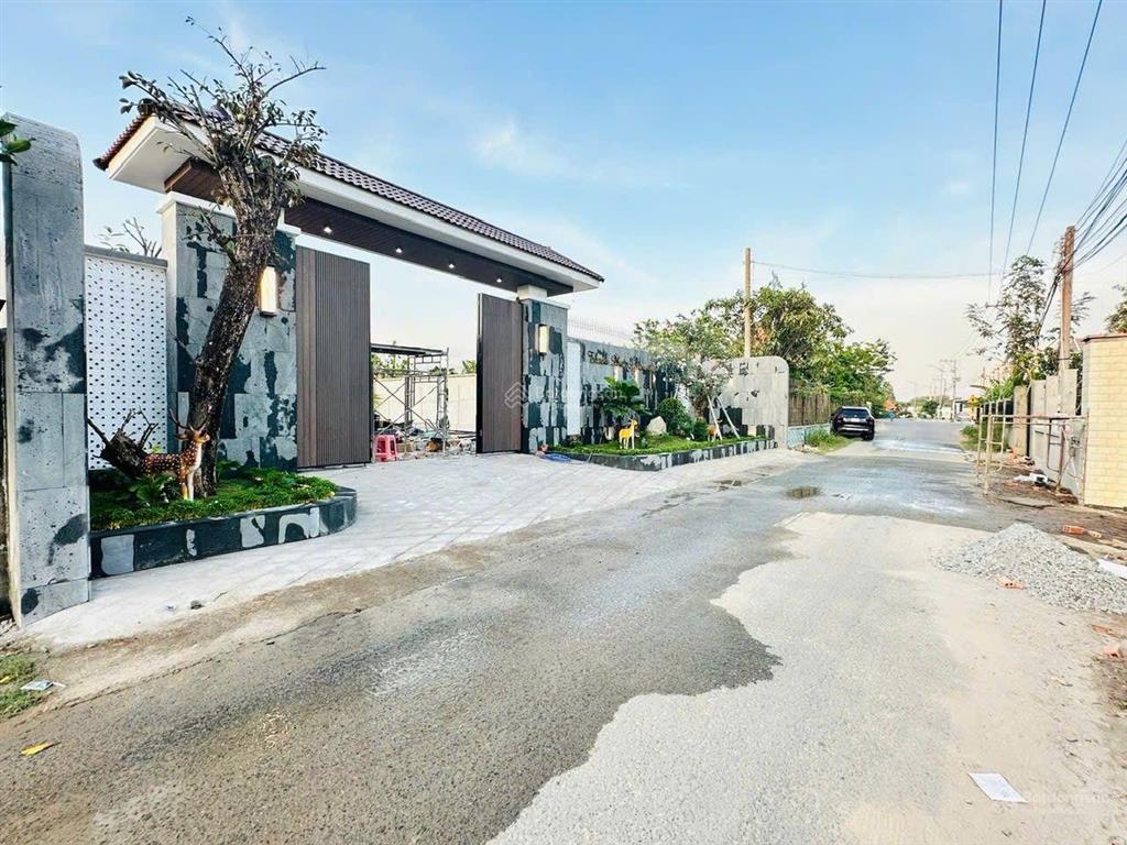 Đất 583.6m2 ngang 18m biệt thự vườn đối diện sông đông nai, p. thạnh phước tp tân uyên