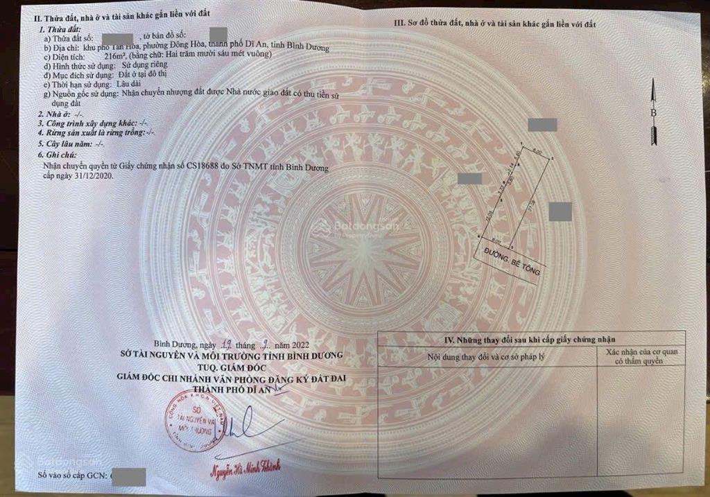 Bán đất tặng kho 216m gần làng đại học quốc gia tphcm, p đông hòa