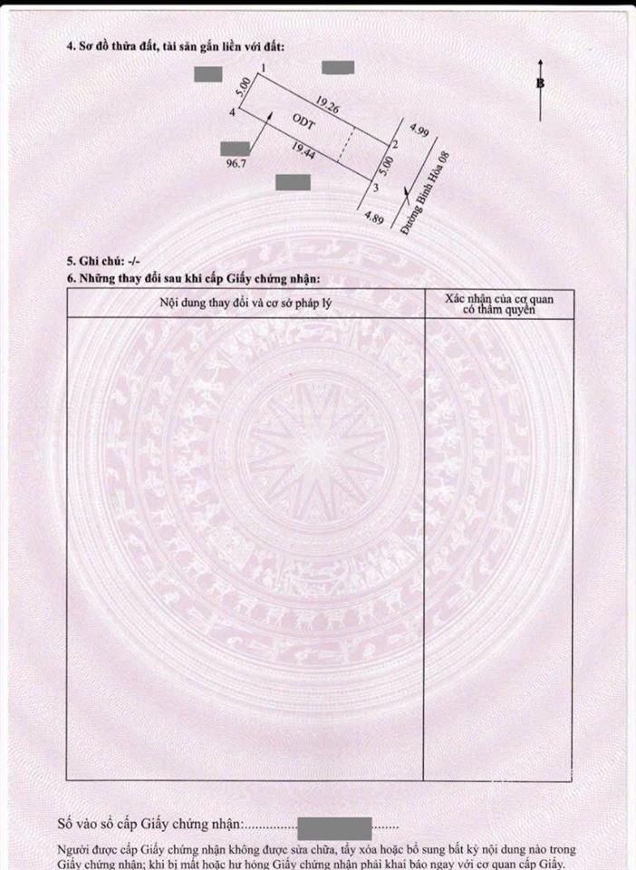 Đất kdc gần cầu ông bố và kcn vsip 1, phường bình hòa, tp thuận an