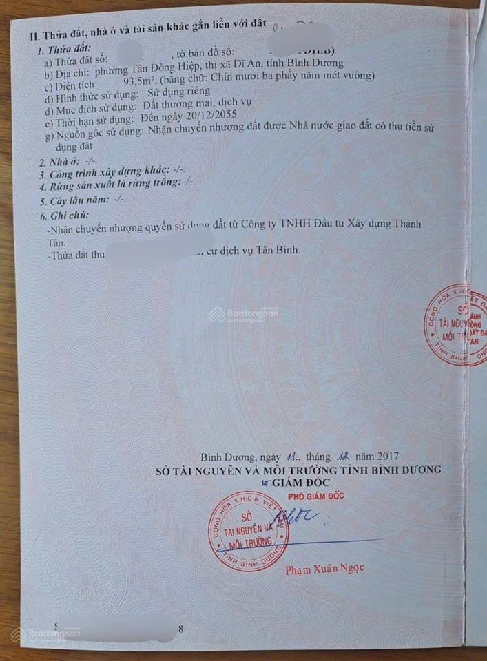 Nhà mặt tiền kinh doanh kdc biconsi, phường tân đông hiệp, tp dĩ an