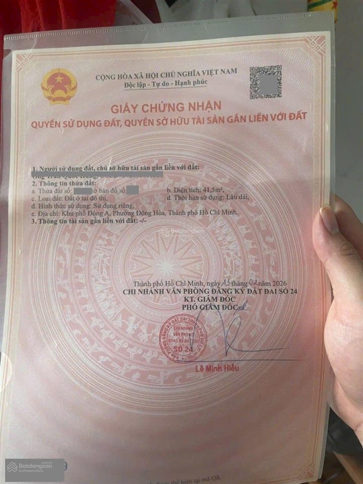 Nhà phố gần trườngcấp1.2, phường đông hòa, tp dĩ an.