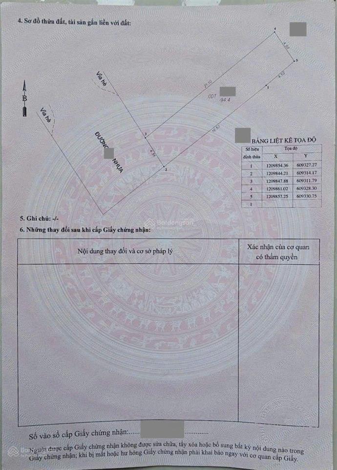 Đất kdc lê phong tân bình, phường tân bình, tp dĩ an