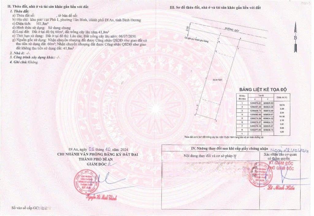 Nhà phố 102m ngang 5m kdc gần ngã tư chiêu liêu, phường tân bình, tp dĩ an