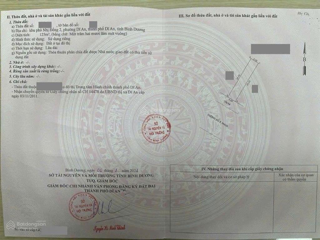 Nhà phố 250m mặt tiền trung tâm hành chính dĩ an, phường dĩ an, tp dĩ an.