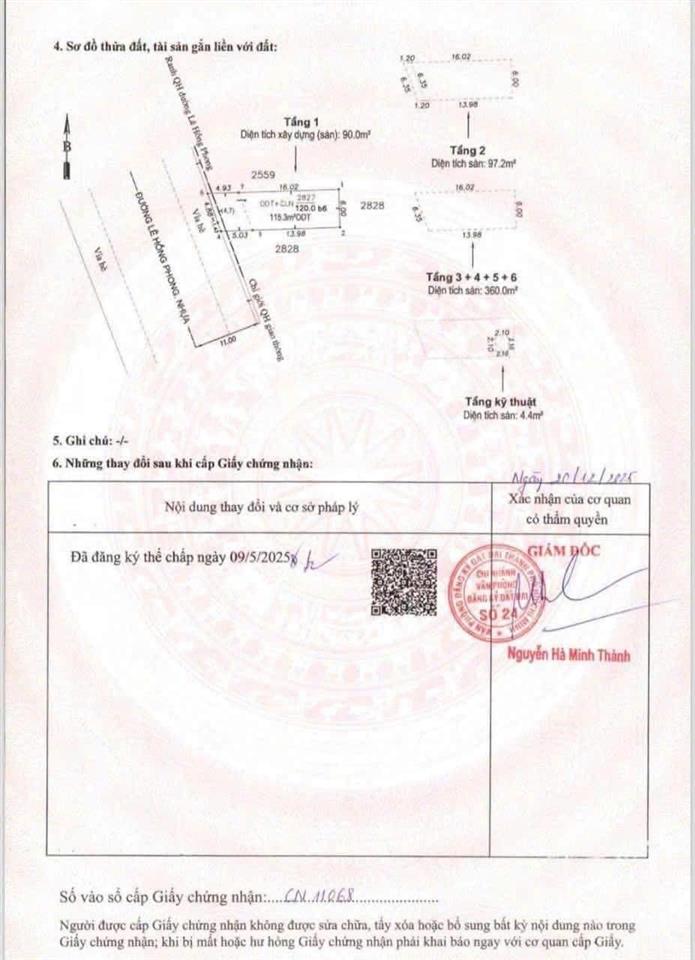 Tòa nhà 6 tầng cho thuê mặt tiền lê hồng phong kinh doanh sầm uất đầy đủ tiện ích