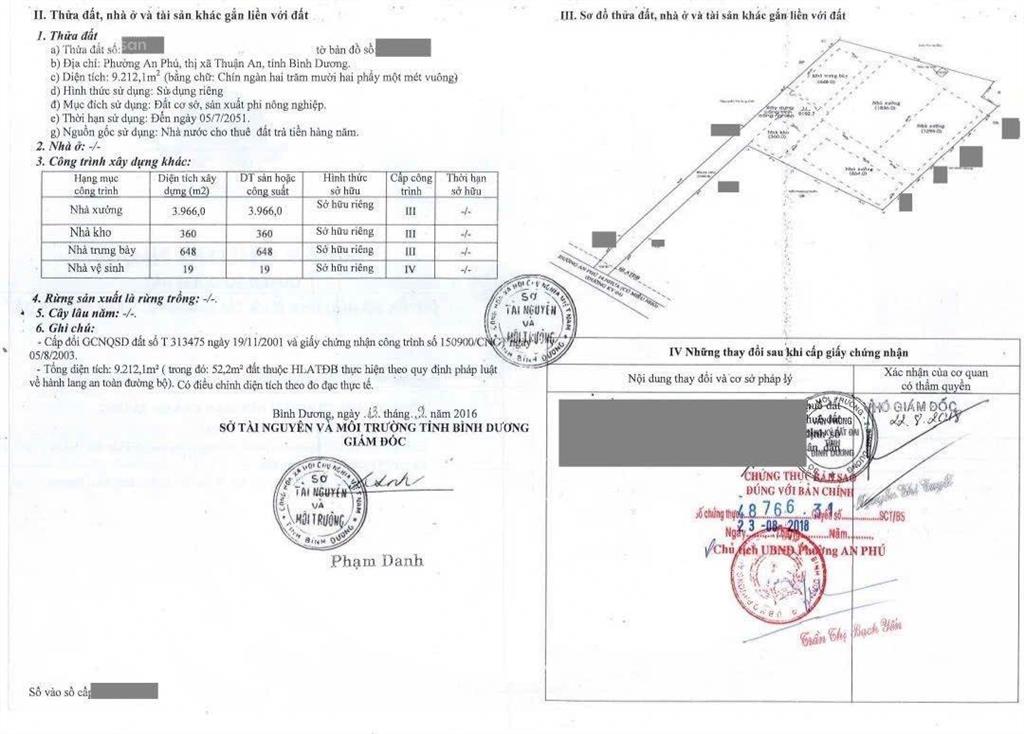 Nhà xưởng 9212m2 gần vòng xoay an phú, phường an phú, tp thuận an