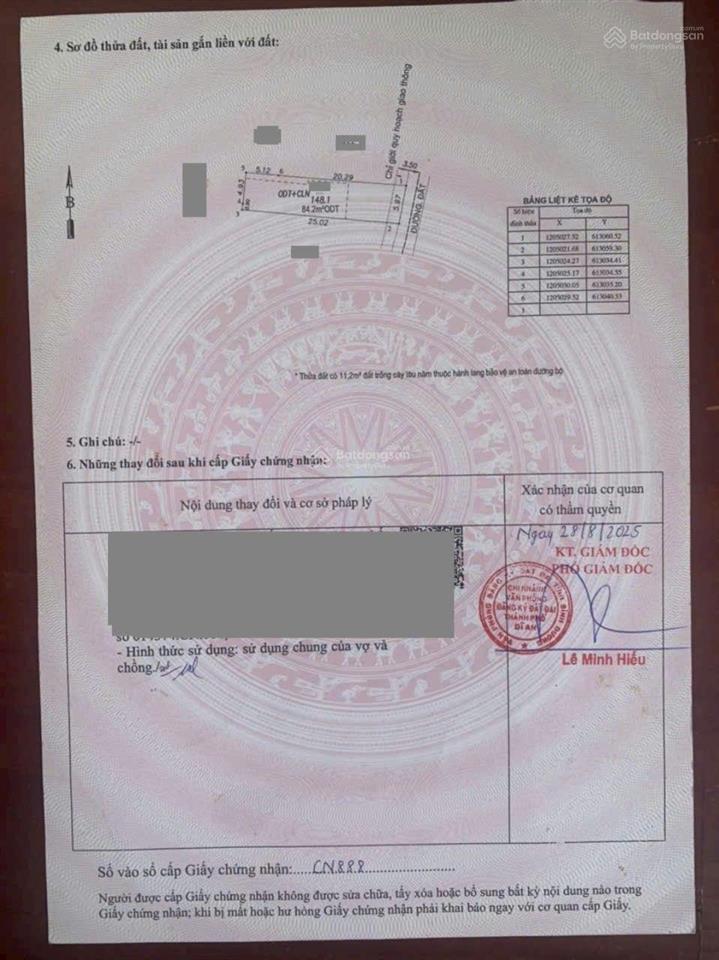 Đất 148,1m2 ngang 5,97m gần chợ đông hoà, phường đông hòa, tp dĩ an