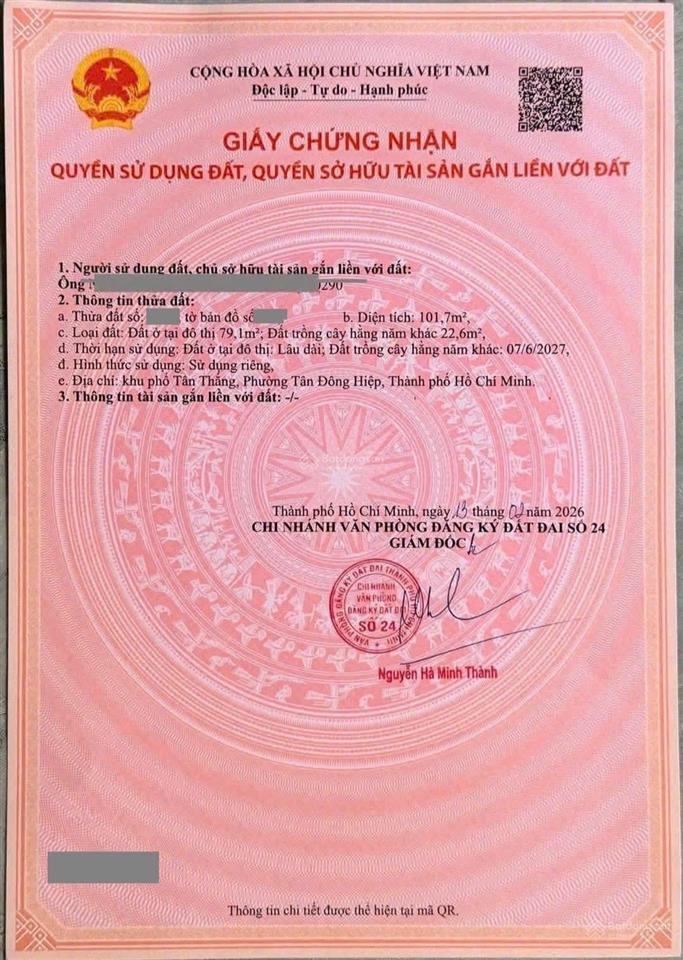 Nhà phố mới 101m kdc đường thông gần ngã tư bình trị, gần kdc biconsi p. tân bình, dĩ an