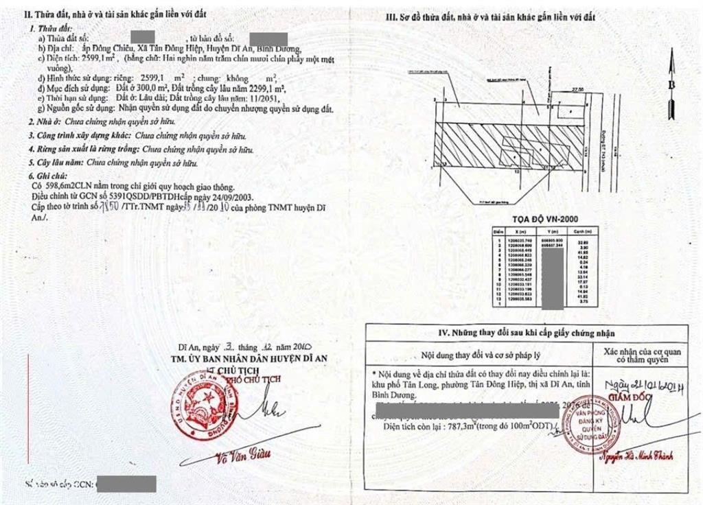 Đất mặt tiền 2398m ngang 33m gần vincom550, phường tân đông hiệp, tp dĩ an. (p. dĩ an tphcm)