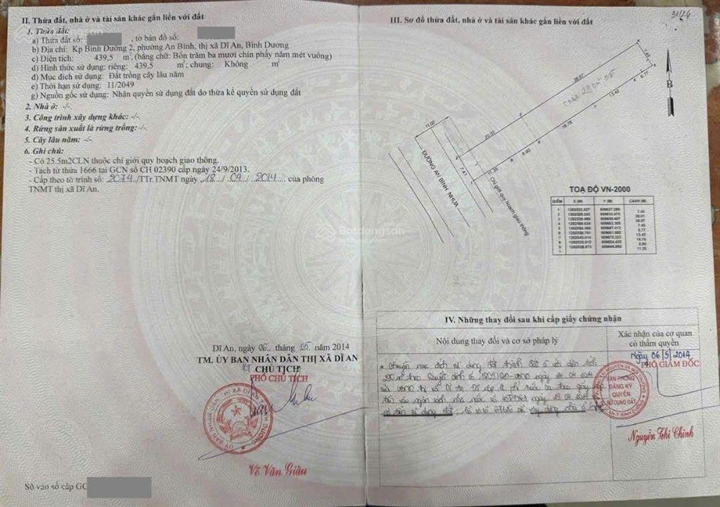 Nhà phố 879m ngang 15m thu 100 triệu/tháng, mặt tiền đường an bình, phường an bình, tp dĩ an