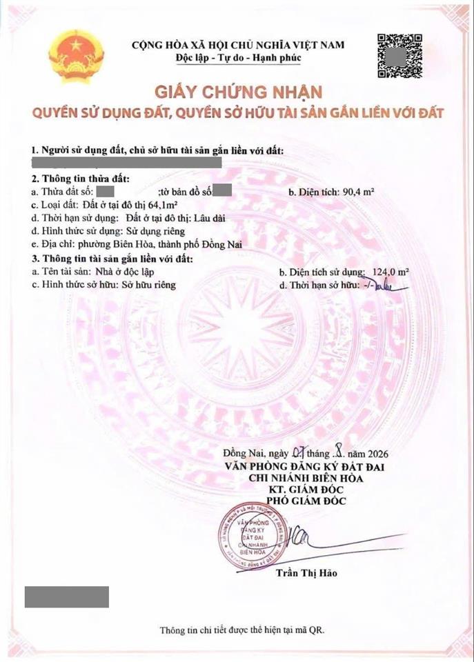 Nhà phố 2 mặt tiền mới xây kdc tân hạnh, p. tân hạnh (p. biên hòa mới), tp. đồng nai