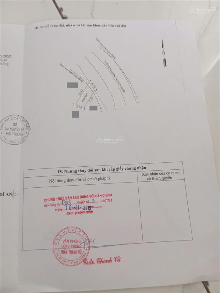 Nhà mặt tiền kinh doanh nguyễn thị tươi, phường tân bình, tp dĩ an