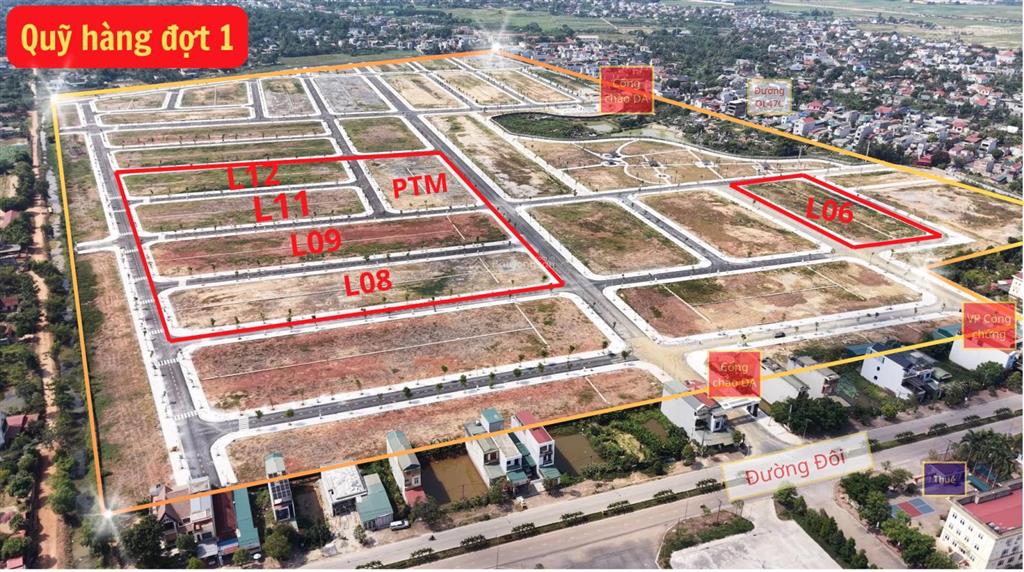Bán đất nền sẵn sổ kđt sao mai minh sơn tại thị trấn giắt, triệu sơn (cũ), thanh hóa.