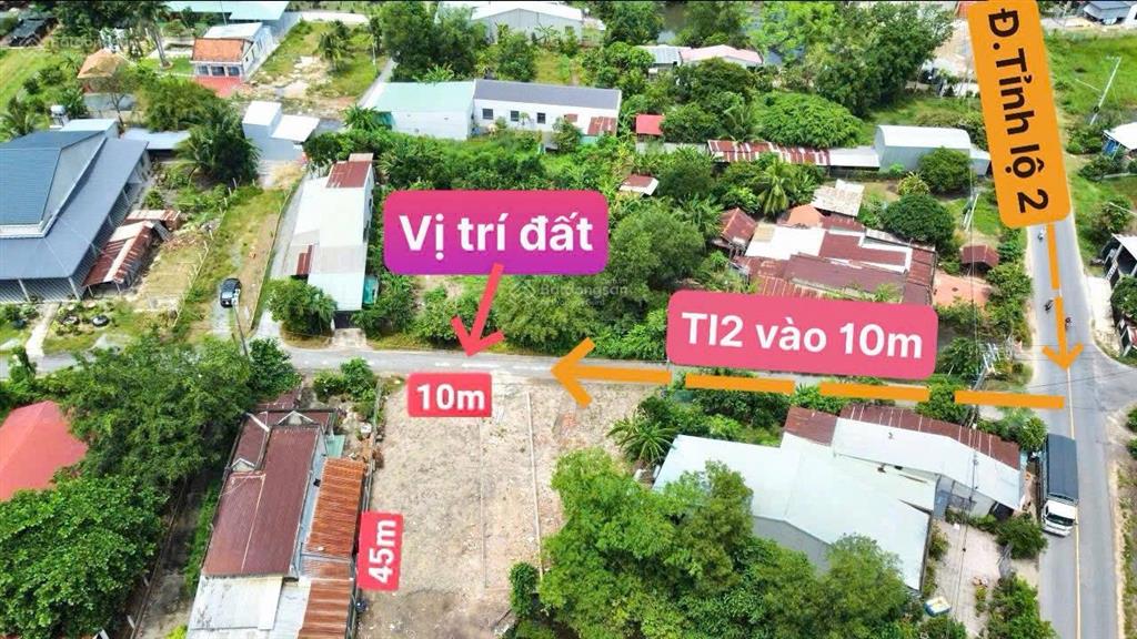 Sở hữu đất trồng cây mặt tiền 10x45m  399m2 giá cực tốt chỉ 800tr