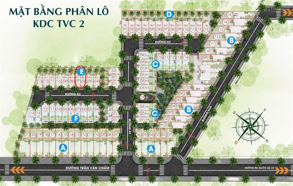 Bán gấp đất nền dự án 90m2 giá 2,06 tỷ tại kdc tvc 2, tân thông hội, củ chi