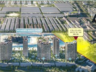 Căn 2pn hàng hiệu  kính cong  độc quyền masteri grand coast, tầng trung siêu vip.  0363 697 ***