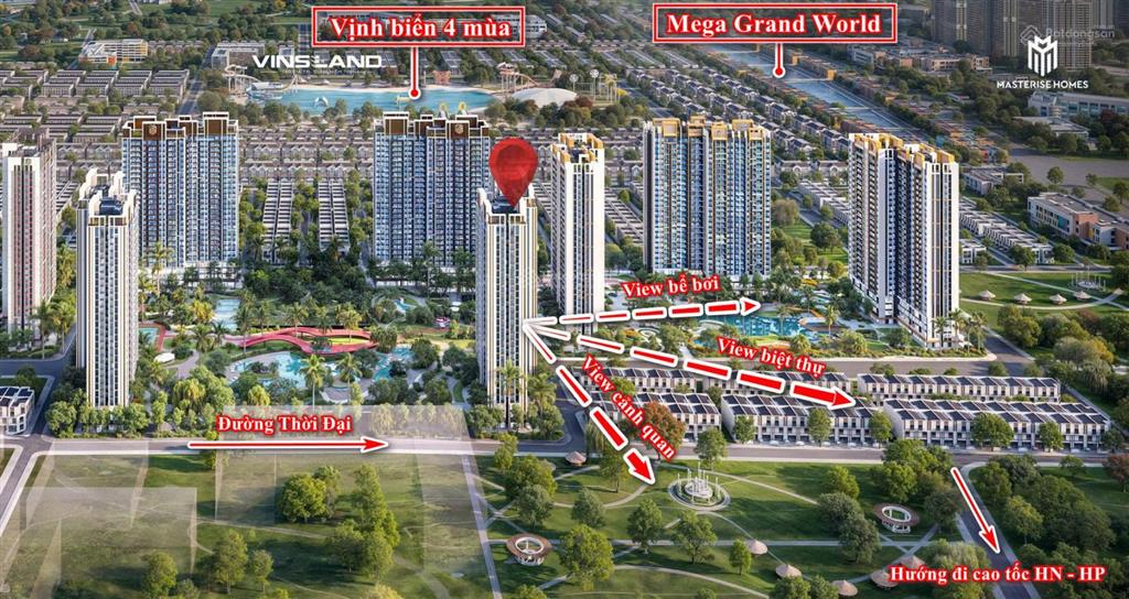 Căn 2pn hàng hiệu  độc quyền masteri era landmark, tầng trung siêu vip.  0363 697 ***