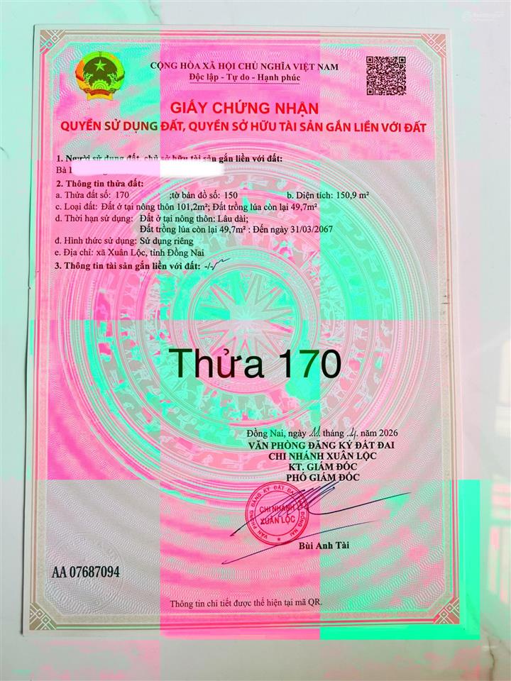 Đất mặt tiền đt 763, view đẹp. sổ hồng riêng