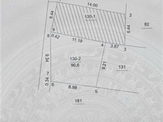 Lê trọng tấn, hđ. dt 190m2 mt 17m có bán riêng từng lô nhỏ 96m2 và 94m2. giá 132tr/m2 cách ôtô 20m