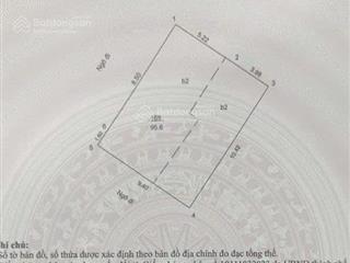 (3 mặt tiền oto tránh) tô vĩnh diện, thanh xuân 96m2 mặt tiền 9.5*10.5m lô góc, giá bán đất