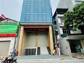[mt 8.9m] bán toà building  mặt phố trịnh đình cửu  bờ sông  dt sổ 180m² x 9 tầng (1 hầm