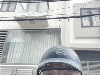 Gần học viện cán bộ  chu văn an  bình thạnh  nhà 4 tầng  dt 78m2  ngang 5m  chỉ 12,x t.i.