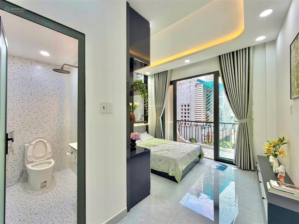 Gần học viện cán bộchu văn anbình thạnhhẻm an ninhdt 40 m2nhà mới full nội thấtchỉ 5.x tỉ.