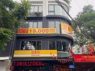 Cực phẩm cho thuê nhà mặt phố trương định. diện tích 150m2x5tầng, mặt tiền lô góc 25m, vị trí đẹp