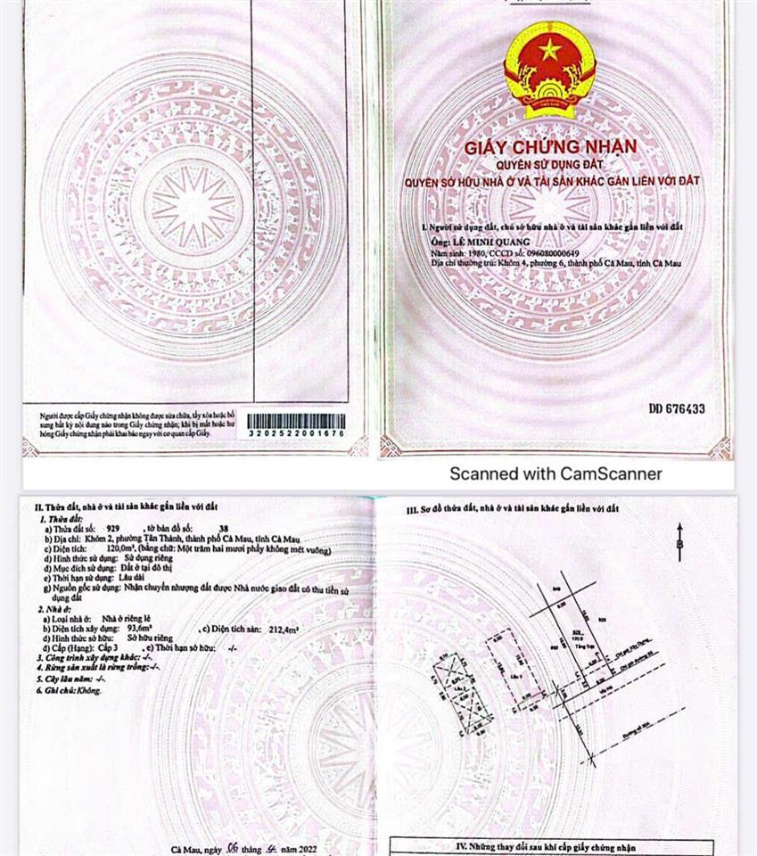 Bán nhà phố đẹp tại happy home cà mau, 4,5 tỷ, 120m2, 3pn + 2wc