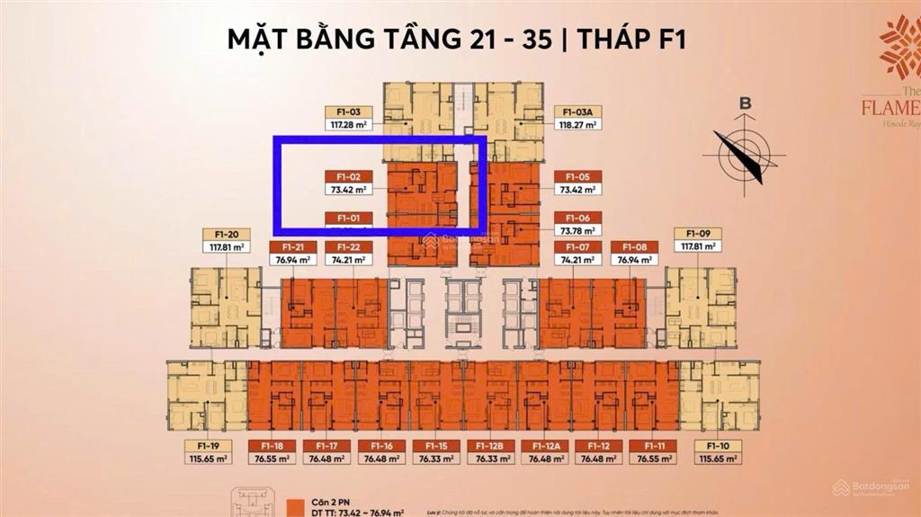 Bán căn hộ 2pn the flame vine  hinode royal park | chỉ 68 triệu/m2 | cách mỹ đình 10 phút