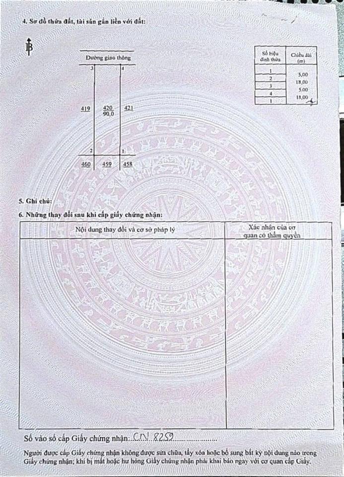 Bán đất mặt tiền đt 704, 1,5 tỷ, 90m2, giá siêu hời, bao đẹp