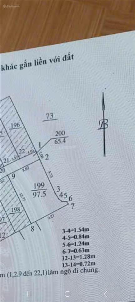 Thật 100%! đất đh công nghiệp, 98m2, ô tô vào, mt rộng, sổ đẹp nở hậu, ko quy hoạch, nhỉnh 100tr/m2