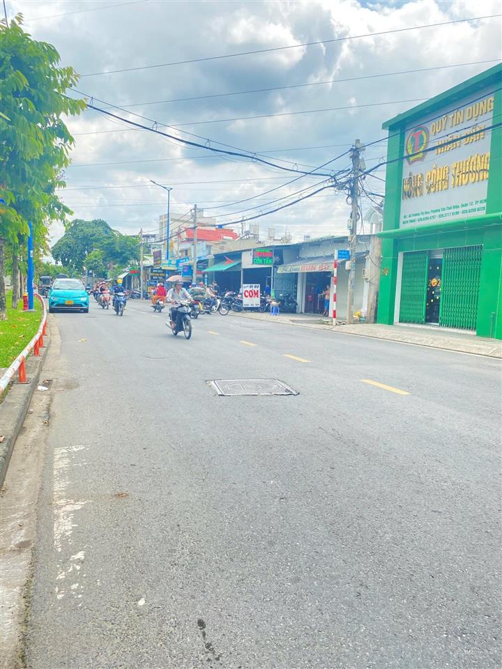 Đất thổ cư mặt tiền đ trương thị hoa, p. tân thới hiệp, q.12, dt 170m2 (4mx38m). đường 15m, 14,3tỷ