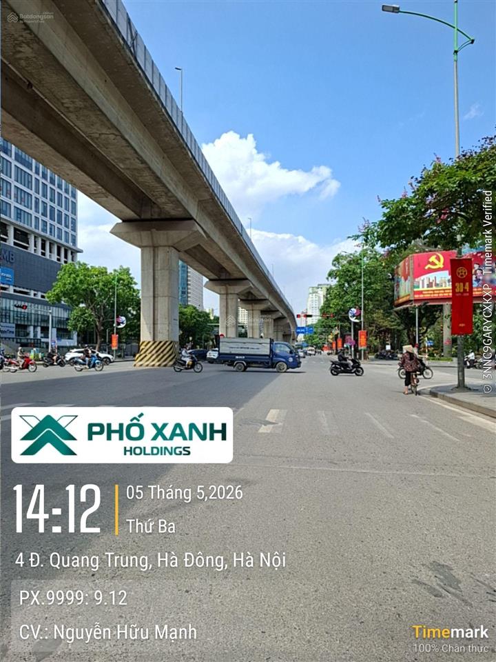Bán nhà đẹp cách đường lớn quang trung hơn 100m, nhà mới 5tầng ,mt4,1m, ôtô đỗ cửa, , 0388 034 ***