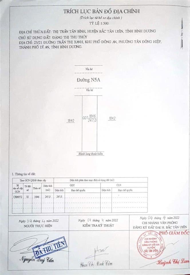 Mình cần bán lô đất vsip2 mở rộng, tân uyên, dt 247m², mặt tiền 7m, giá đầu tư cực tốt chỉ 3.2 tỷ