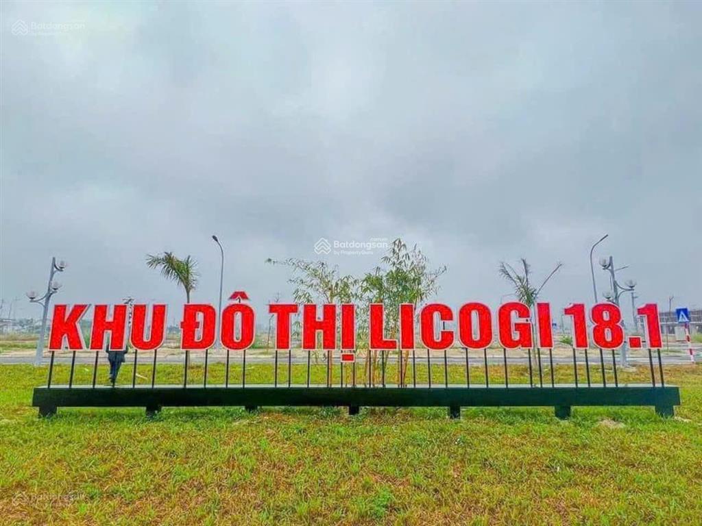Chính chủ cần bán lô đất nền dự án khu đô thị licogi 18.1  100m²/lô, uông bí, quảng ninh