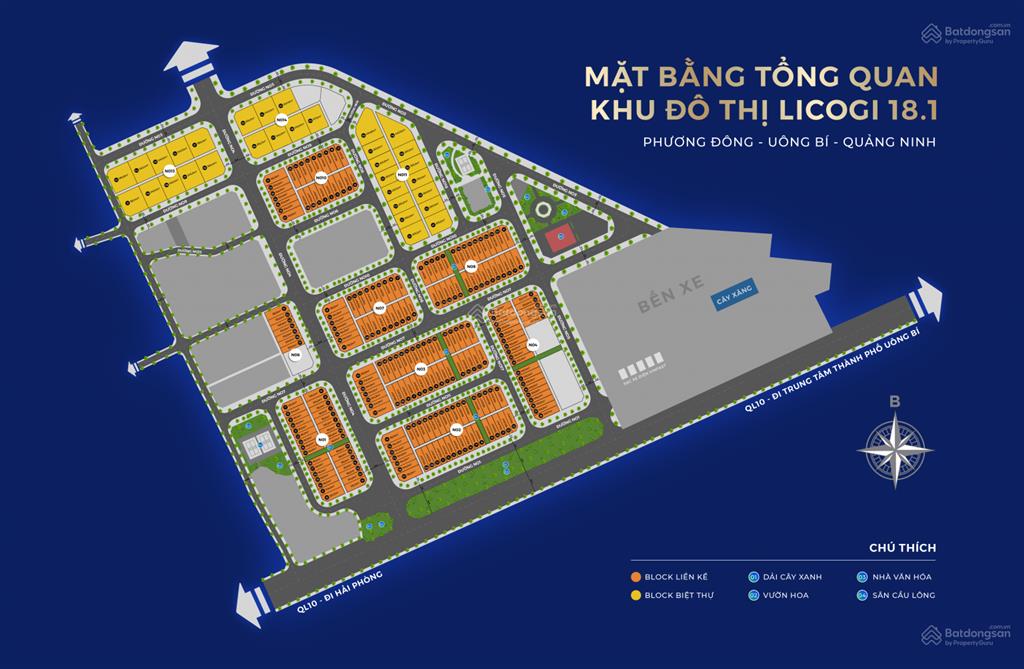 Chính chủ cần bán lô đất nền dự án khu đô thị licogi 18.1  100m²/lô, uông bí, quảng ninh