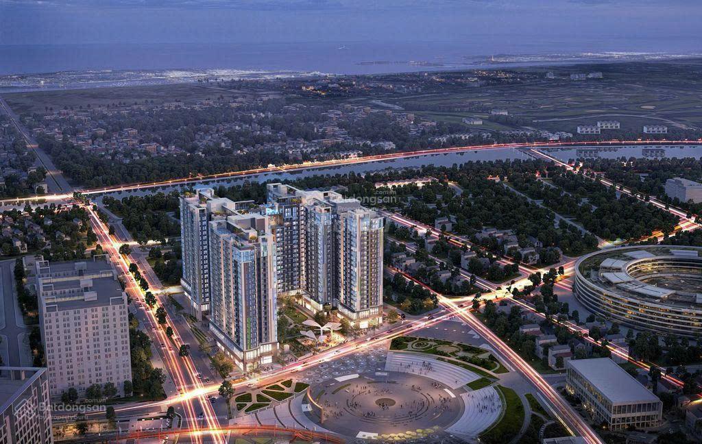 Chủ cần tiền bán gấp fpt4 tầng 18 view biển  thành phố tầng cao 2pn