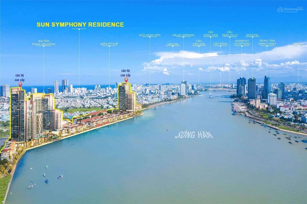 Chủ cần tiền bán căn hộ 1pn+ tầng cao view sông hàn
