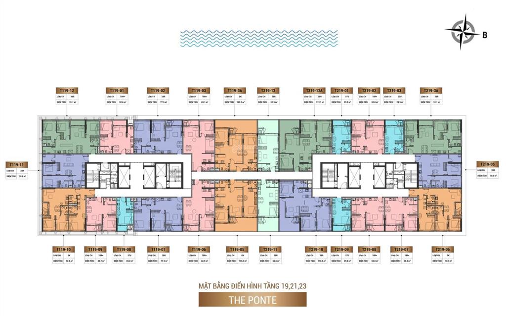 Cần tiền bán nhanh căn 3pn + 3wc hướng đông nam mát mẻ view sông hàn + thành phố giá tốt