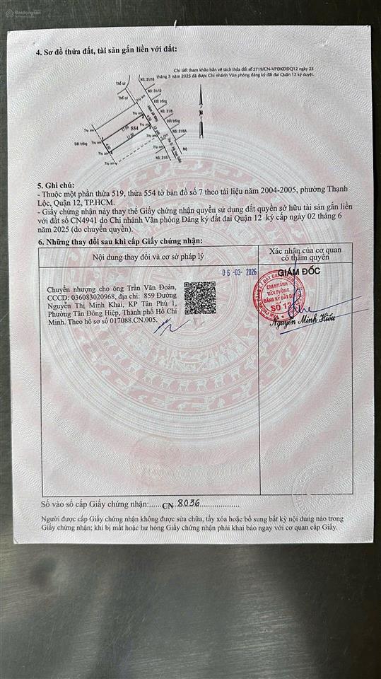 Anh chủ cần tiền giải quyết công việc, nên cần ra nhanh lô đất gần cầu vượt ngã tư ga q12