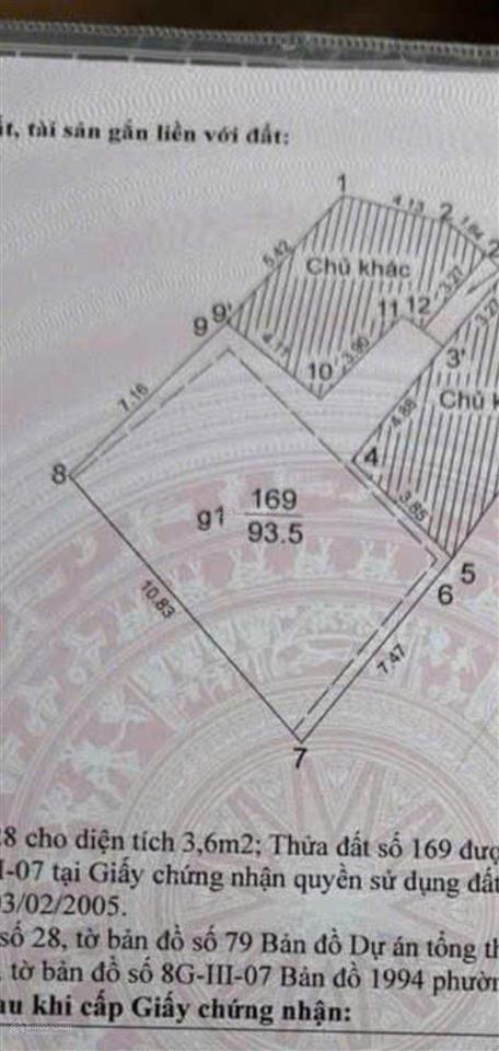 Chính chủ! bán mảnh đất 378 đường thụy khuê, 93m2, mặt tiền 8m, giá 13,8 tỷ