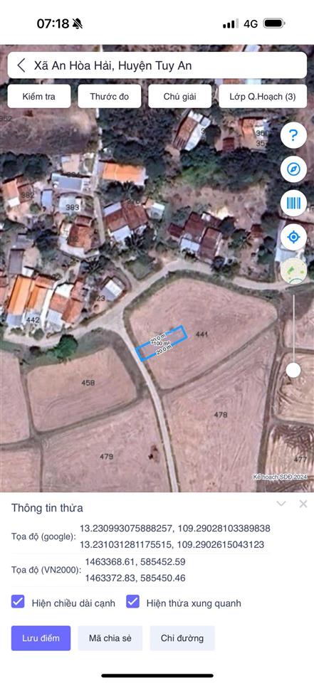 Bán đất full thổ cư cách biển 1.5km