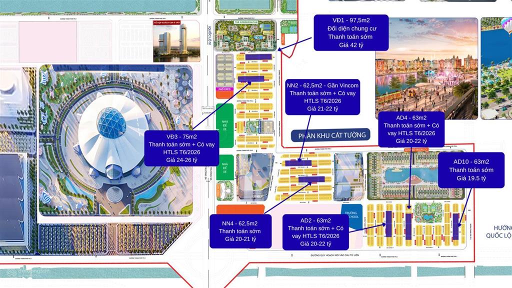 Quỹ căn sở hữu lâu dài vinhomes cổ loa 14/05/2026  giá 18 tỷ căn 63m2