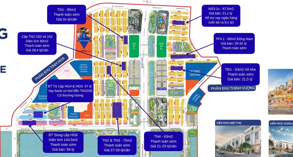 Quỹ căn sở hữu lâu dài vinhomes cổ loa 14/05/2026  giá 18 tỷ căn 63m2